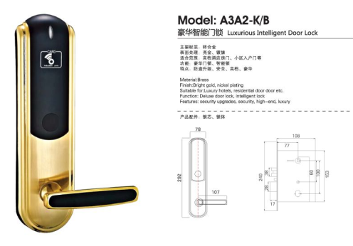 Khóa thẻ từ Kingku A3A2 KB